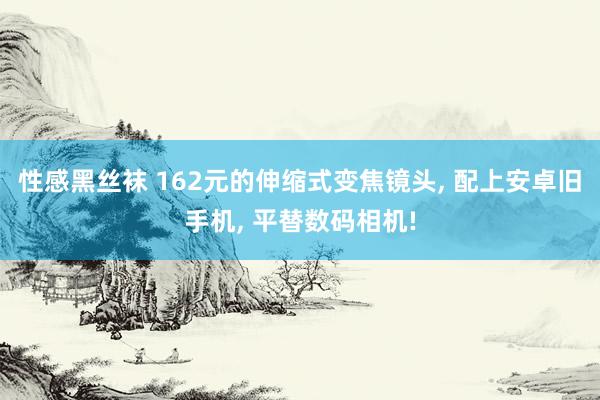 性感黑丝袜 162元的伸缩式变焦镜头， 配上安卓旧手机， 平替数码相机!